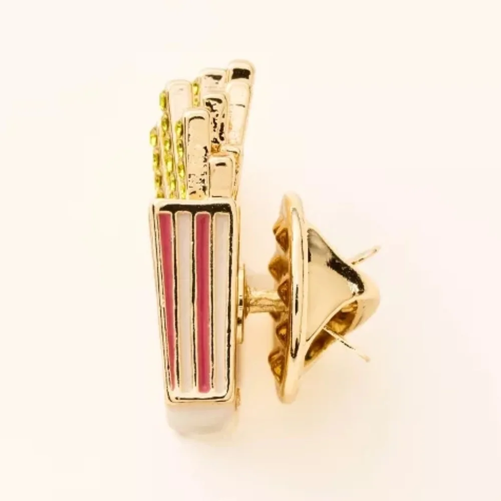 Kate Spade Enamel Pin Set with Sunglasses, Martini, and Fries - Picture 3 of 5